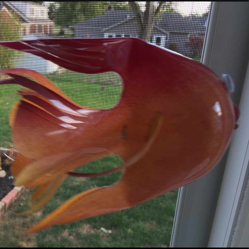 Water bottle fish that are hand made.